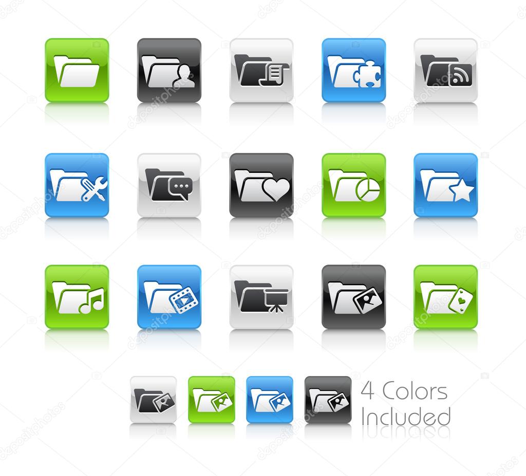 Folder Icons - 2 -- Clean Series