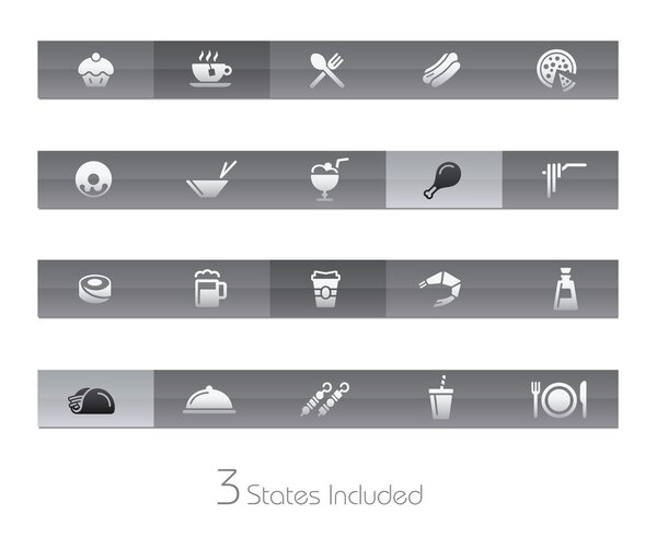 Еда - набор 2 - серия баров
