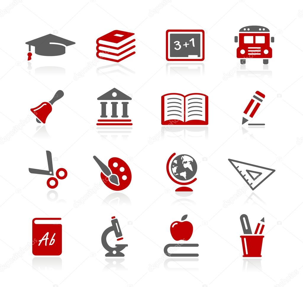 Education Icons -- Redico Series