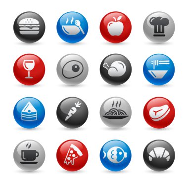 Gıda Icons - set 1--jel pro serisi