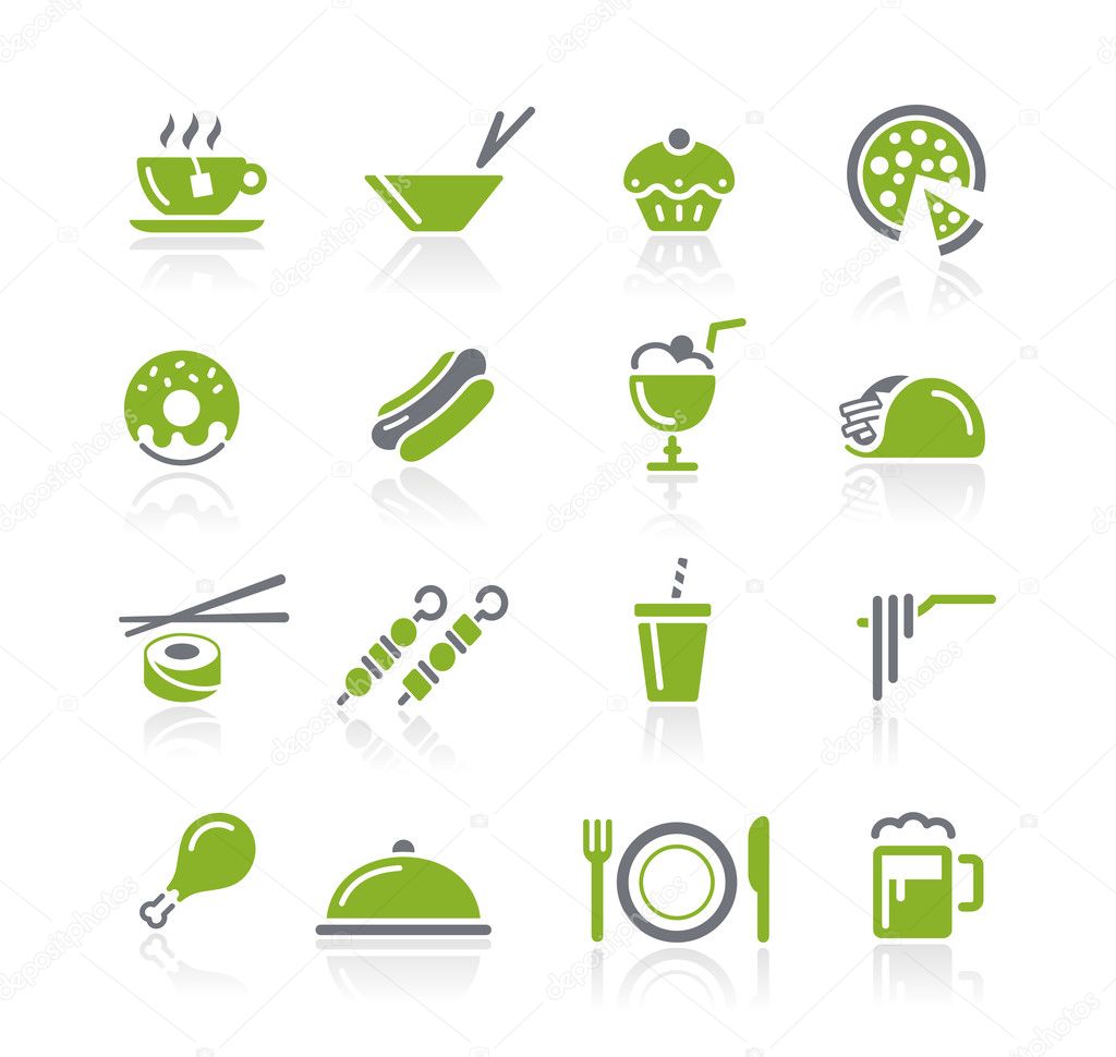 Food Icons - 2 of 2 -- Natura Series