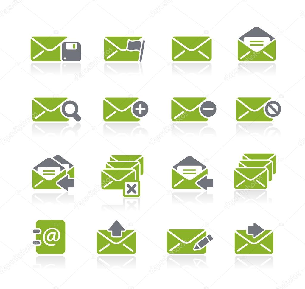 E-mail Icons -- Natura Series