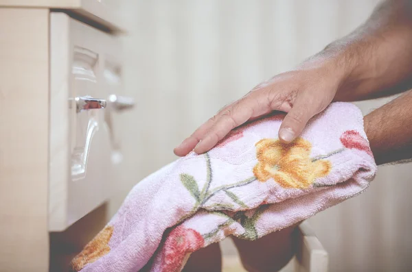 Handwith towel — Stock Photo, Image