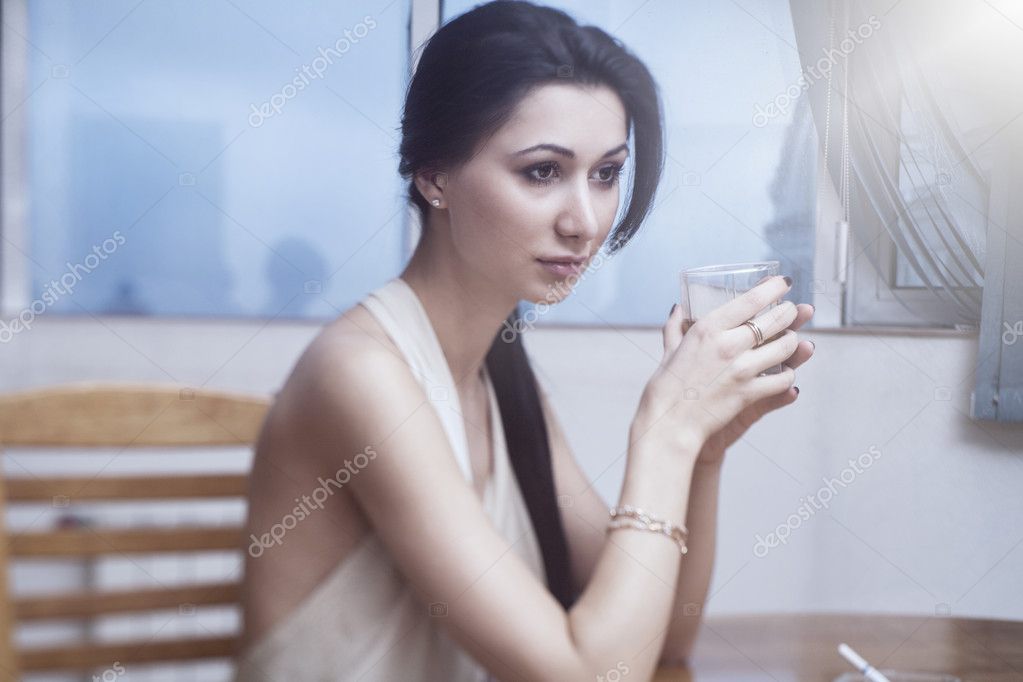 Girl with whisky Stock Photo by ©amickman 38012479