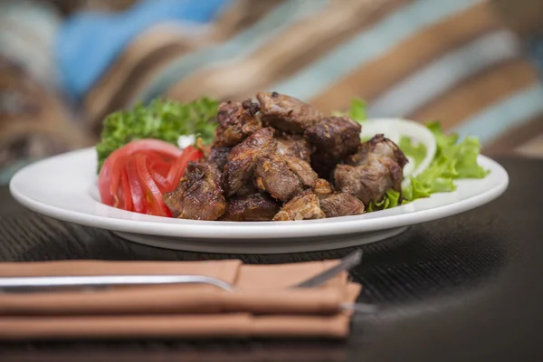 Carne con verduras — Foto de Stock