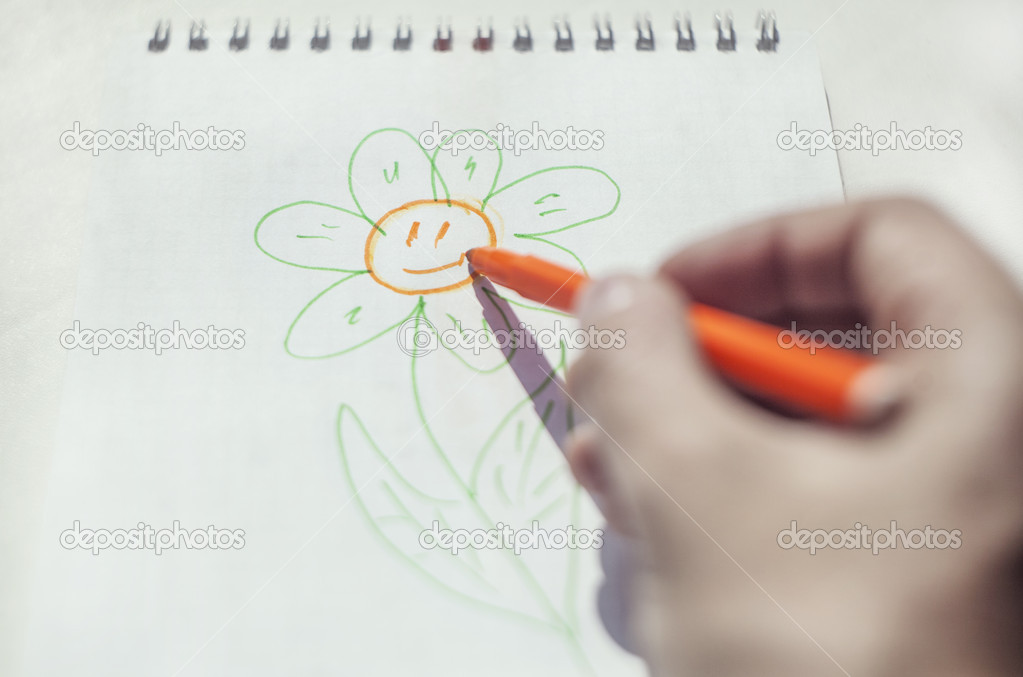 painted flower