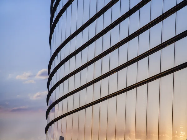 Modern glass building exterior — Stock Photo, Image