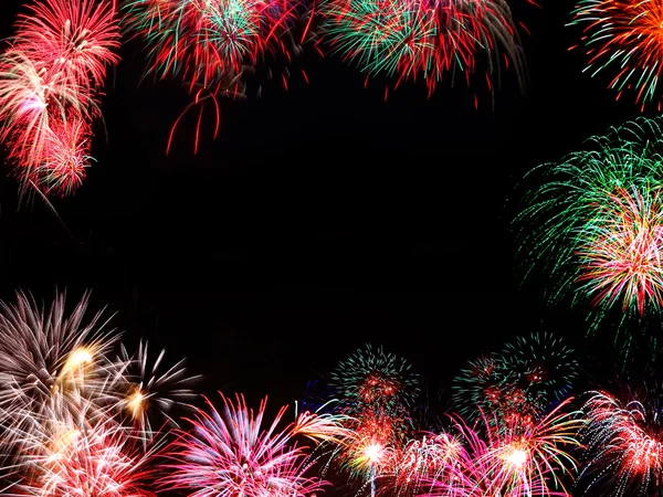 Fireworks frame — Stock Photo, Image