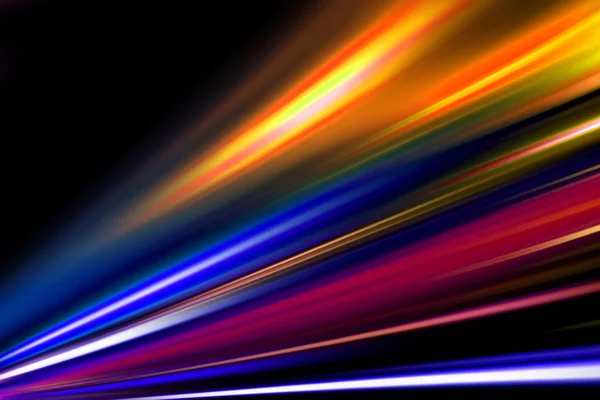 Sihirli renkli gece sokağı