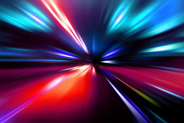 Gece yolunda hız hareketi