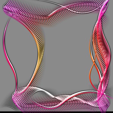 dalgalı desenleri siluet tasarlamak çerçeve