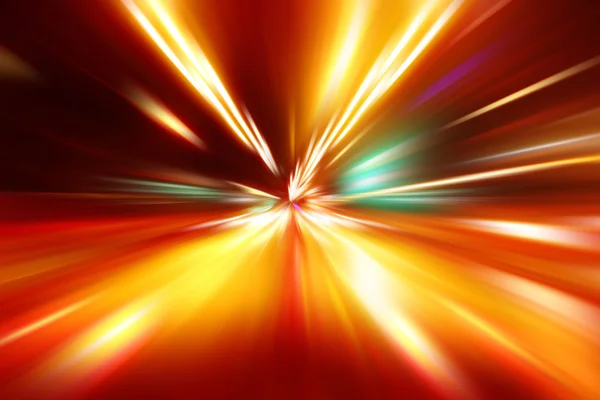 Gece yolunda hız hareketi