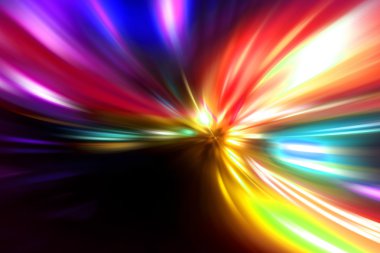 Gece yolunda hız hareketi