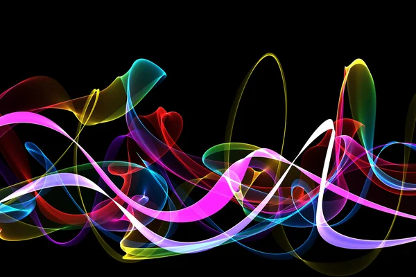 Abstract ribbon waves — Stock Photo, Image