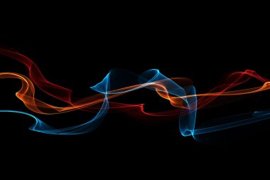 soyut renkli dalgalar