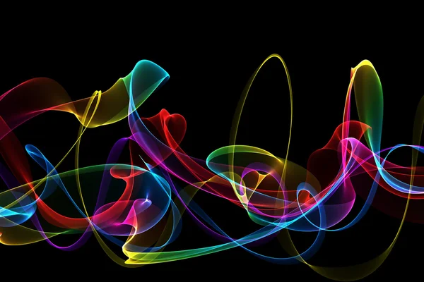 Abstract ribbon waves — Stock Photo, Image