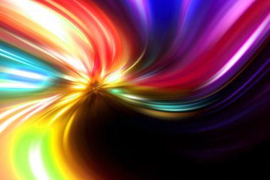 Gece yolunda hız hareketi