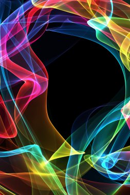 soyut şerit dalgalar