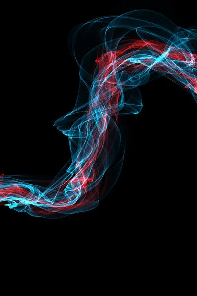 Abstract smoke waves — Stockfoto