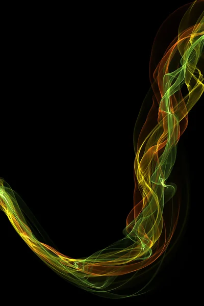 Ondas de humo coloridas abstractas —  Fotos de Stock