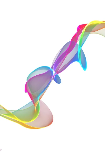 抽象的なリボン波 — ストック写真