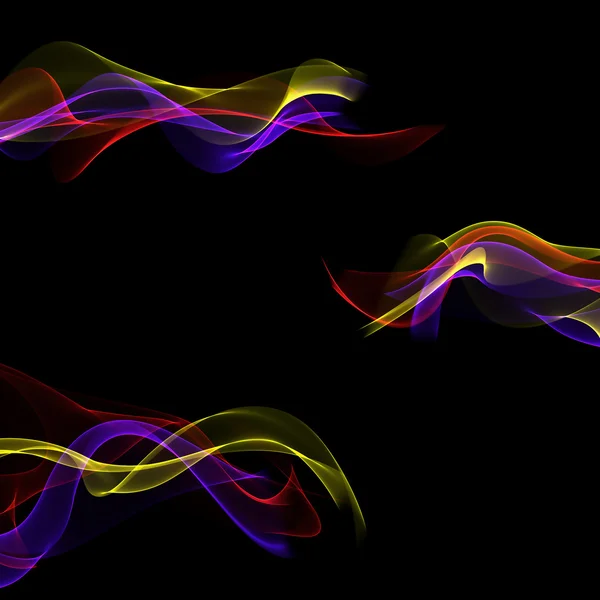 Abstract ribbon waves — Stock Photo, Image