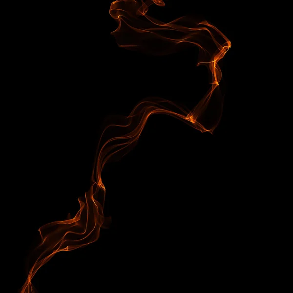 Abstraktní stuha plamen — Stock fotografie