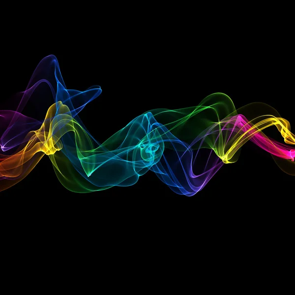 Abstract ribbon waves — Stock Photo, Image