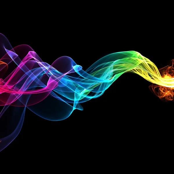 soyut şerit dalgalar