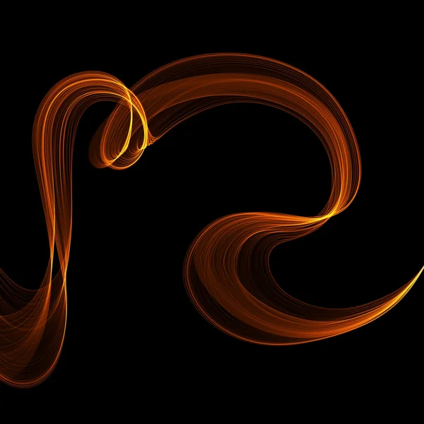 Abstract twisted waves — Stockfoto