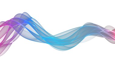 soyut bükülmüş dalgalar