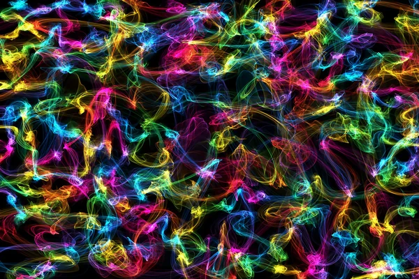 soyut bükülmüş dalgalar