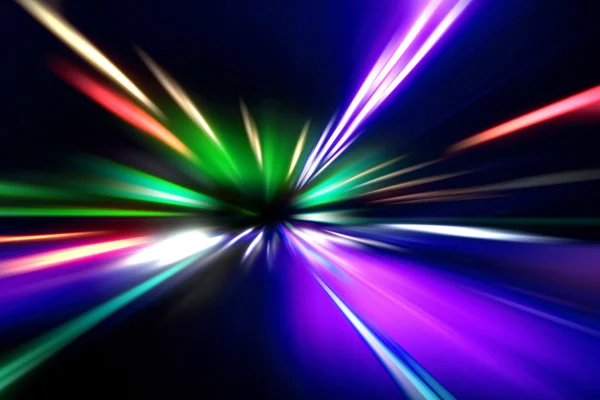 Gece yolunda hız hareketi