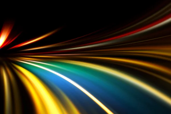 Gece yolunda hız hareketi