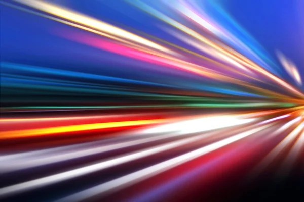 Gece yolunda hız hareketi