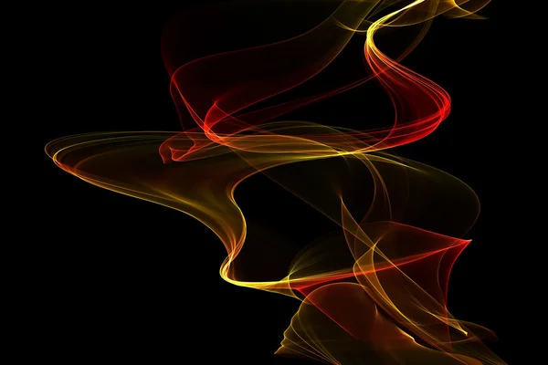 Abstraktní zkroucené plamen — Stock fotografie