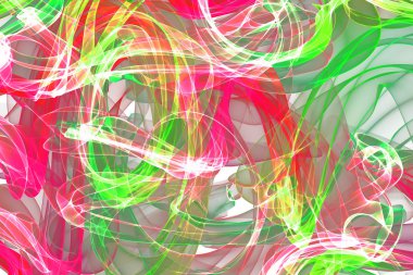 soyut bükülmüş dalgalar