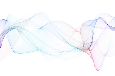 soyut bükülmüş dalgalar