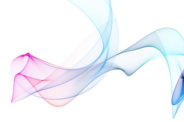 soyut bükülmüş dalgalar