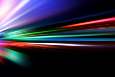 Gece yolunda hız hareketi