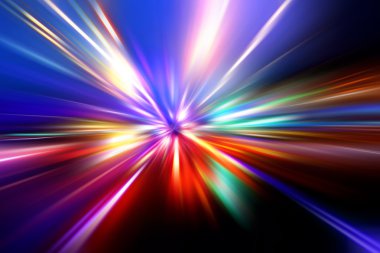 Gece yolunda hız hareketi