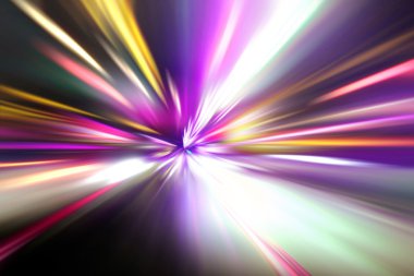 Gece yolunda hız hareketi