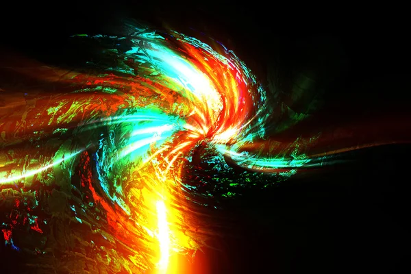 Kleurrijke abstracte explosie — Stockfoto