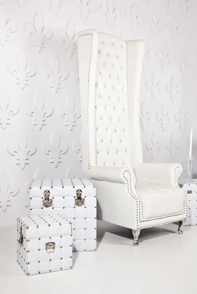 White big chair — Stock Photo, Image