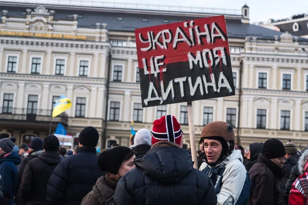 Maidan. Protestos em massa na Ucrânia — Fotografia de Stock