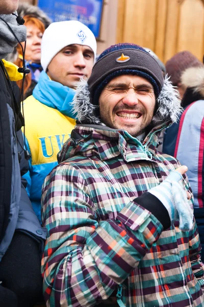 Maidan. Mass protests in Ukraine — Stock Photo, Image
