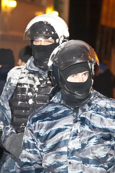 Manifestantes pro-Unión Europea en Maidan . —  Fotos de Stock