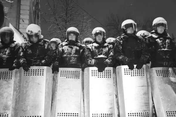 Manifestantes pro-Unión Europea en Maidan . —  Fotos de Stock