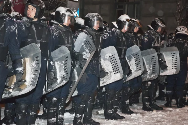 Pro-European Union protesters on Maidan. — Stock Photo, Image