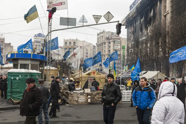 Evromaydan Майдан Ліцензійні Стокові Фото